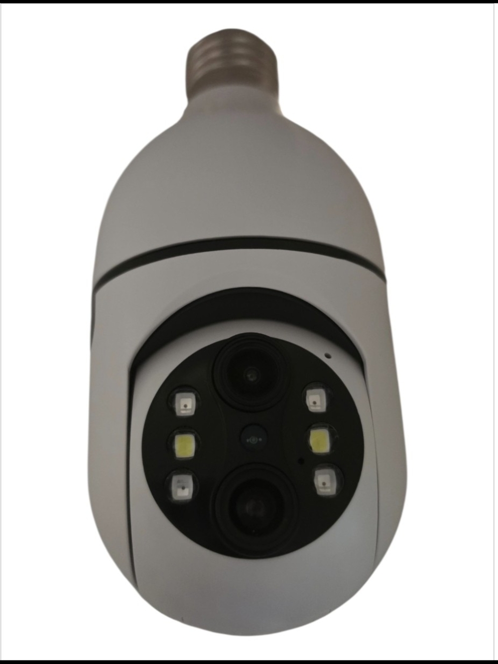Hisseu Wireless Light Bulb Camera - White - Security WiFi Camera NEW